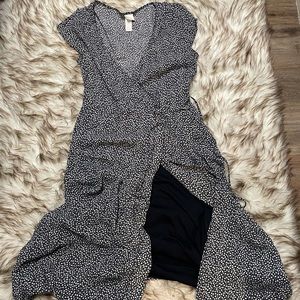 Floral wrap dress